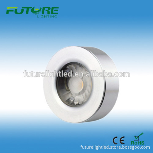3W dimmable led ceiling puck light,cob led puck light 12V or 220V